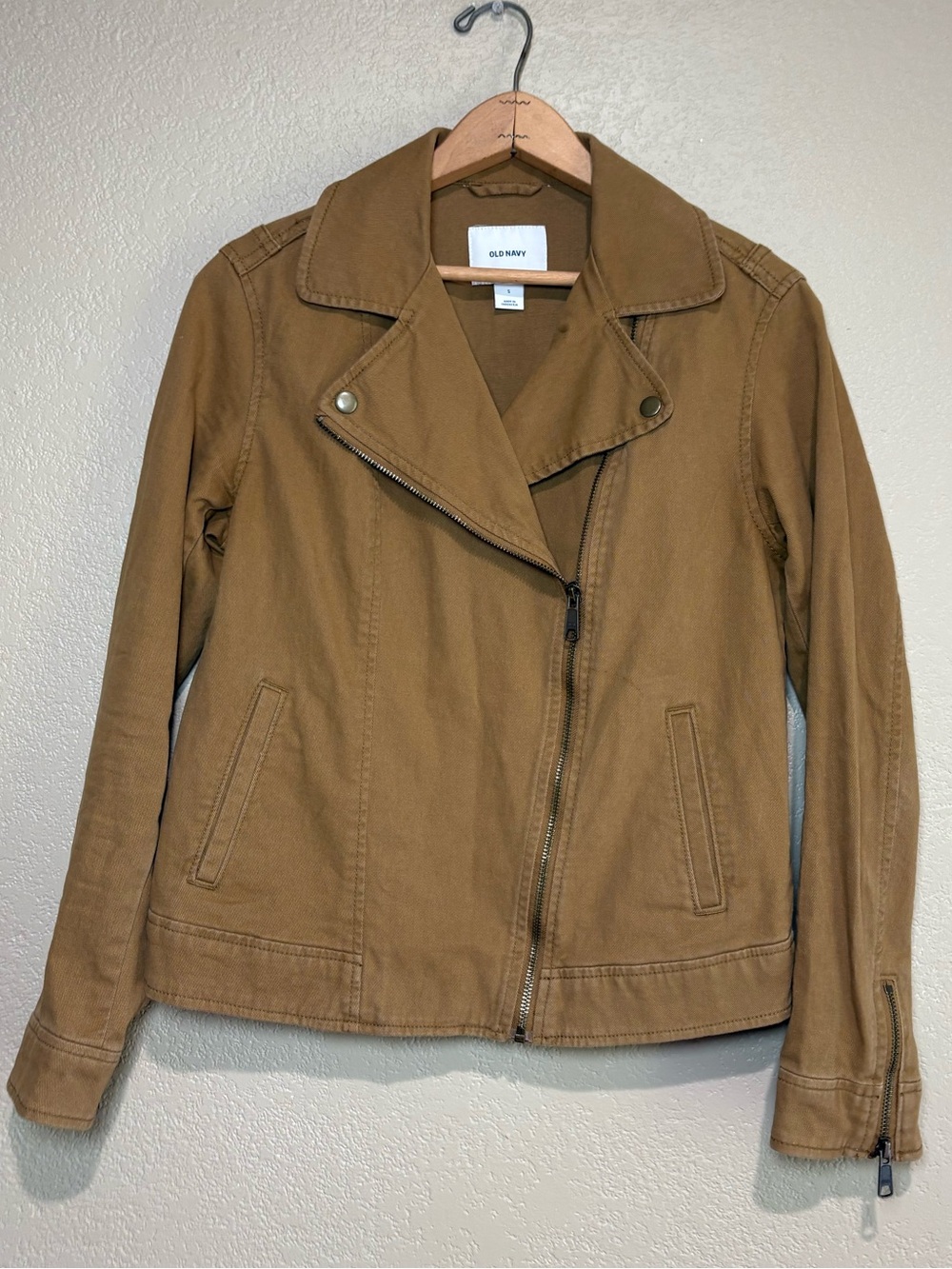 Old Navy Brown Utility Moto Jacket